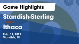 Standish-Sterling  vs Ithaca  Game Highlights - Feb. 11, 2021