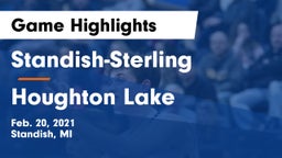 Standish-Sterling  vs Houghton Lake  Game Highlights - Feb. 20, 2021