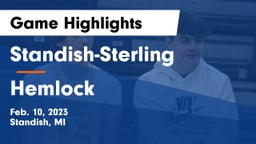 Standish-Sterling  vs Hemlock  Game Highlights - Feb. 10, 2023
