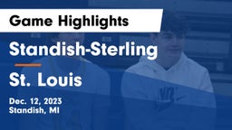 Standish-Sterling  vs St. Louis  Game Highlights - Dec. 12, 2023
