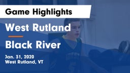 West Rutland  vs Black River Game Highlights - Jan. 31, 2020