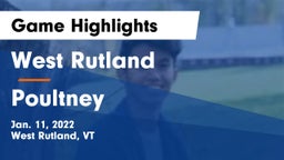West Rutland  vs Poultney  Game Highlights - Jan. 11, 2022