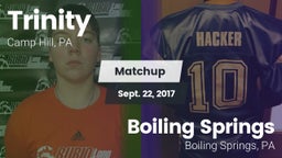 Matchup: Trinity vs. Boiling Springs  2017