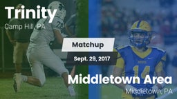 Matchup: Trinity vs. Middletown Area  2017