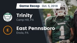 Recap: Trinity  vs. East Pennsboro  2018