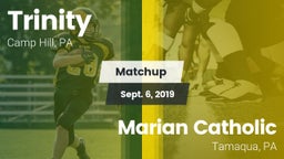 Matchup: Trinity vs. Marian Catholic  2019