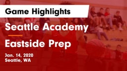Seattle Academy vs Eastside Prep Game Highlights - Jan. 14, 2020
