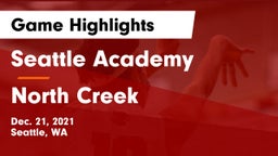 Seattle Academy vs North Creek Game Highlights - Dec. 21, 2021