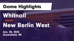 Whitnall  vs New Berlin West  Game Highlights - Jan. 20, 2023