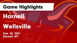 Hornell  vs Wellsville  Game Highlights - Feb. 20, 2021