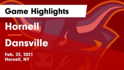 Hornell  vs Dansville  Game Highlights - Feb. 23, 2021