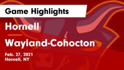 Hornell  vs Wayland-Cohocton  Game Highlights - Feb. 27, 2021
