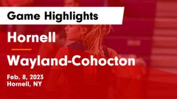 Hornell  vs Wayland-Cohocton  Game Highlights - Feb. 8, 2023