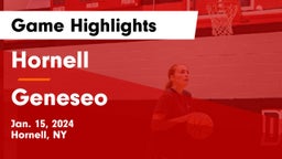 Hornell  vs Geneseo  Game Highlights - Jan. 15, 2024