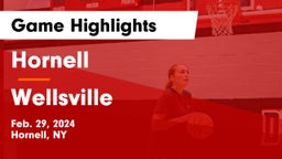 Hornell  vs Wellsville  Game Highlights - Feb. 29, 2024