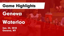 Geneva  vs Waterloo  Game Highlights - Jan. 24, 2018