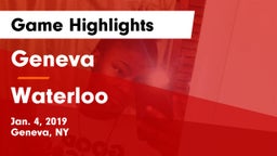 Geneva  vs Waterloo  Game Highlights - Jan. 4, 2019