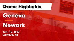 Geneva  vs Newark  Game Highlights - Jan. 16, 2019