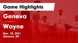 Geneva  vs Wayne  Game Highlights - Dec. 10, 2021