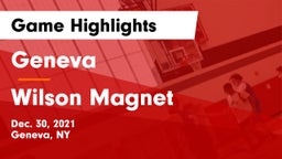 Geneva  vs Wilson Magnet Game Highlights - Dec. 30, 2021