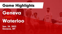 Geneva  vs Waterloo  Game Highlights - Jan. 24, 2022
