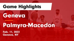 Geneva  vs Palmyra-Macedon  Game Highlights - Feb. 11, 2022