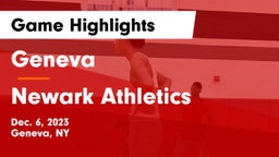 Geneva  vs Newark Athletics Game Highlights - Dec. 6, 2023