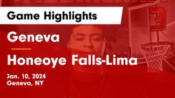 Geneva  vs Honeoye Falls-Lima  Game Highlights - Jan. 10, 2024