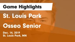 St. Louis Park  vs Osseo Senior  Game Highlights - Dec. 14, 2019