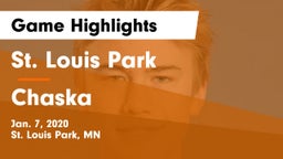 St. Louis Park  vs Chaska  Game Highlights - Jan. 7, 2020