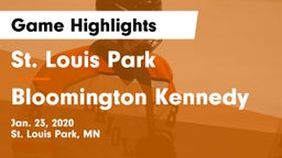 St. Louis Park  vs Bloomington Kennedy  Game Highlights - Jan. 23, 2020