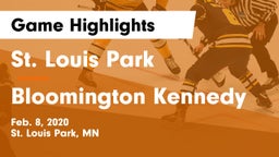St. Louis Park  vs Bloomington Kennedy  Game Highlights - Feb. 8, 2020