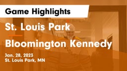 St. Louis Park  vs Bloomington Kennedy  Game Highlights - Jan. 28, 2023
