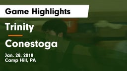 Trinity  vs Conestoga  Game Highlights - Jan. 28, 2018