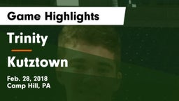 Trinity  vs Kutztown  Game Highlights - Feb. 28, 2018