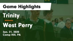 Trinity  vs West Perry  Game Highlights - Jan. 21, 2020