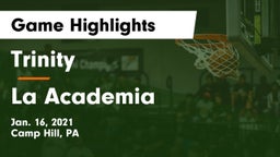 Trinity  vs La Academia Game Highlights - Jan. 16, 2021