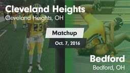 Matchup: Cleveland Heights vs. Bedford  2016