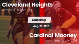 Matchup: Cleveland Heights vs. Cardinal Mooney  2017