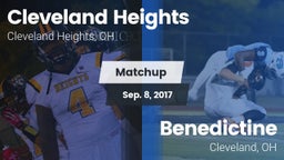 Matchup: Cleveland Heights vs. Benedictine  2017