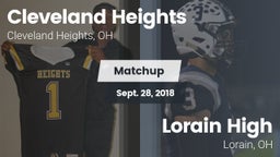 Matchup: Cleveland Heights vs. Lorain High 2018
