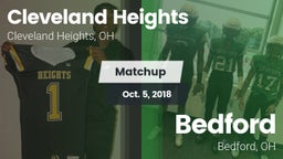 Matchup: Cleveland Heights vs. Bedford  2018