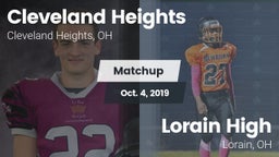 Matchup: Cleveland Heights vs. Lorain High 2019