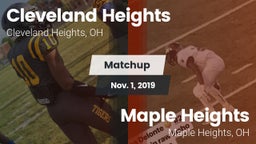 Matchup: Cleveland Heights vs. Maple Heights  2019