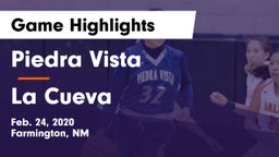 Piedra Vista  vs La Cueva  Game Highlights - Feb. 24, 2020