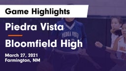 Piedra Vista  vs Bloomfield High Game Highlights - March 27, 2021