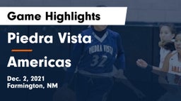 Piedra Vista  vs Americas  Game Highlights - Dec. 2, 2021