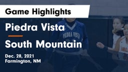 Piedra Vista  vs South Mountain  Game Highlights - Dec. 28, 2021