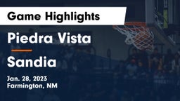 Piedra Vista  vs Sandia  Game Highlights - Jan. 28, 2023