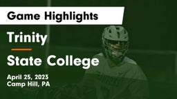 Trinity  vs State College  Game Highlights - April 25, 2023